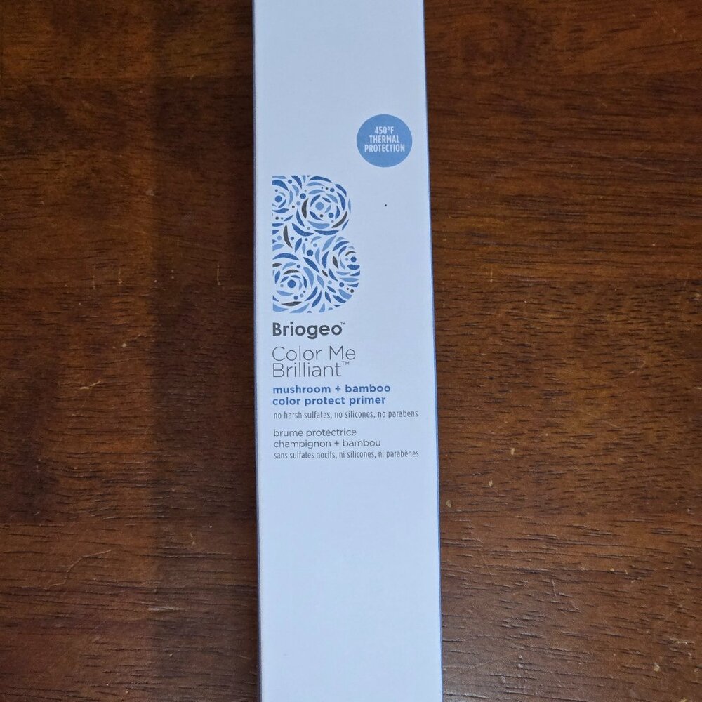 Briogeo Color Me Brilliant mushroom + bamboo color protect primer